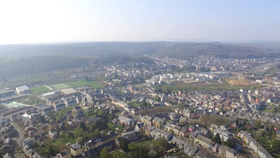 Pogled na Diferdanž iz vazduha (©YouTube)
