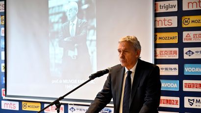 Svetislav Pešić na komemoraciji dugogodišnjem prijatelju i saradniku (©MN Press)
