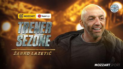 Izbor trenera i kapitena: Žarko Lazetić najbolji u Mozzart Bet Superligi – ubedljivo!
