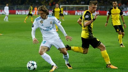 Luka Modrić (Real Madrid) na meču sa Dortmundom