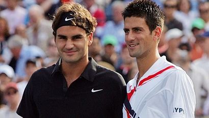Federer i Đoković na US Openu 2007. (AFP)