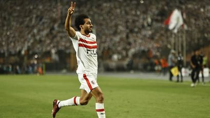 Fudbaler Zamaleka Ahmed Hafez (©AFP)