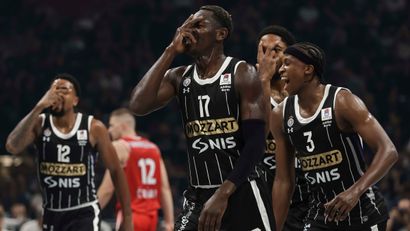 Bongi odmah skandirala cela Arena: Partizan Mozzart Bet silovito do +30