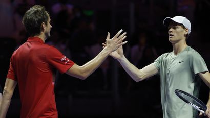 Danil Medvedev i Janik Siner (REUTERS/Hamad I Mohammed)