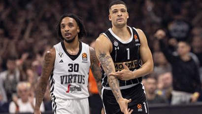 Dupla tuga u Areni! Klajburn razbio Partizan Mozzart Bet, povredio se Karlik