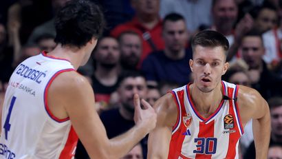 Filip Petrušev i Miloš Teodosić (©Star Sport)