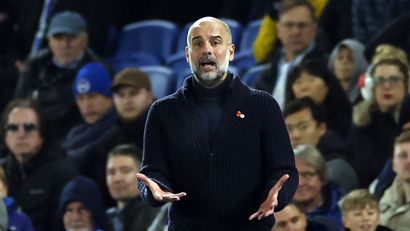 Pep Gvardiola i Bernardo Silva (Reuters)