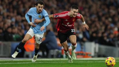 Bernardo Silva i Diogo Dalot (©Reuters)