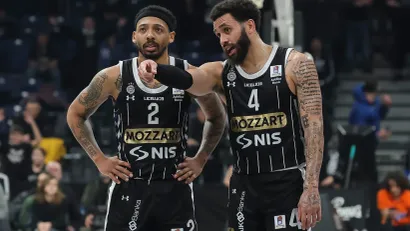 Partizan desetkovan u Lionu: Nema Vanje, Mitra, a ni Vašingtona ni Nilikine