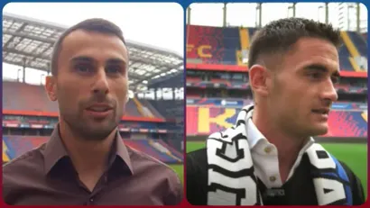 Milan Gajić i Saša Zdjelar (©YouTube/CSKA TV)