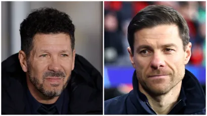 Dijego Simeone i Ćabi Alonso (©Reuters)