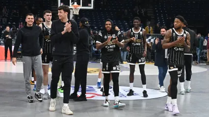 Košarkaši Partizan Mozzart Beta (©MN Press)