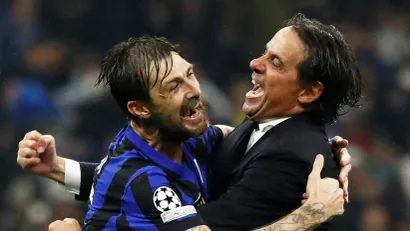 Frančesko Ačerbi i Simone Inzagi (Reuters)
