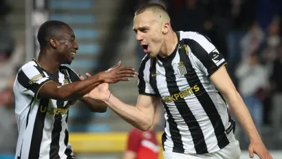 Nikola Štulić proslavlja gol (©Reuters) 