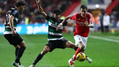 Žoao Simoeš (Sporting) i Anhel di Marija (Benfika)