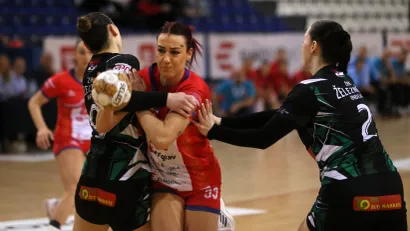 Teodora Veličković u duelu sa Železničarom na Banjici (©srl.rs)