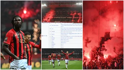 Detalji sa utakmice Nica - Brest (AFP)