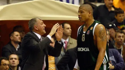 Majk Batist i Željko Obradović (© Star sport)
