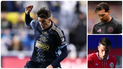 Jovan Lukić, Lionel Mesi i Veljko Kijevčanin (©AFP, ©Starsport)