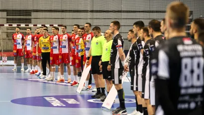 Rukometaši Vojvodine i Partizana (©Starsport)