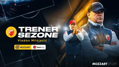 Vladan Milojević, trener sezone u Mozzart Bet Superligi