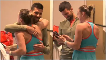 Novak Đoković i Sabalenka (Printscreen)