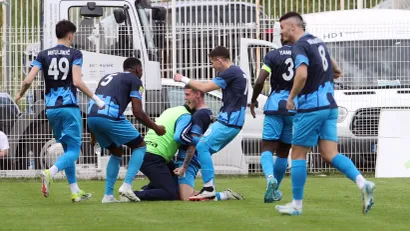Vreme je za slavlje fudbalera niškog Radničkog (MN Press)