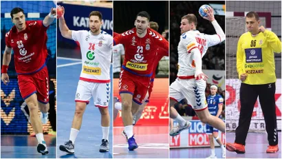 Mijajlo Marsenić, Lazar Kukić, Predrag Vejin, Dragan Pešmalbek i Dejan Milosavljev (©Starsport, ©MN Press, ©Reuters)