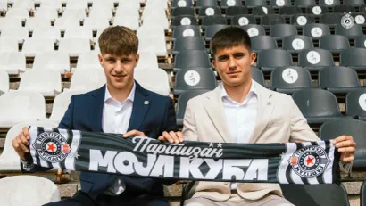 Ugrešić i Dragojević (©FK Partizan)