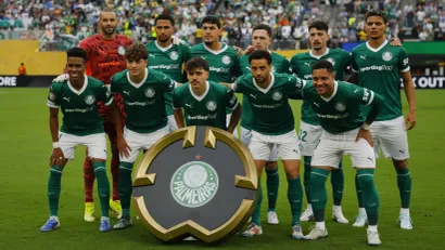 Palmeiras pred početak meča (©Reuters)