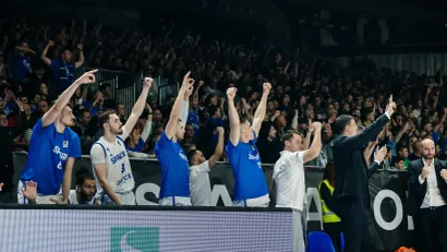 Igrači Spartaka (Foto: ABA liga/Aleksandar Šećerov)