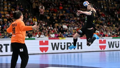 Vuko Borozan u duelu sa Dejanom Milosavljevim na EP u Minhenu prošle godine (©Reuters)