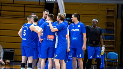Košarkaši Cibone (©ABA liga – Cibona/Ivana Dergez)