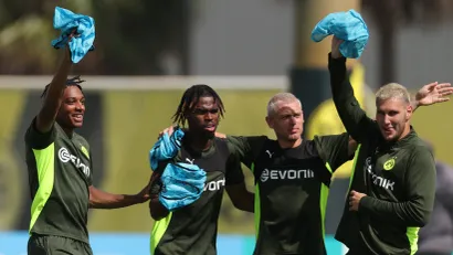 Igrači Borusije Dortmund (©Reuters)