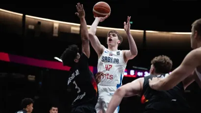 Detalj sa meča (FIBA basketball)