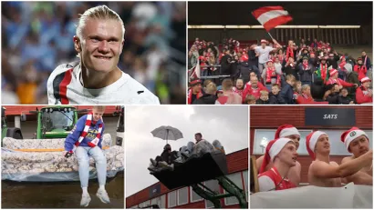 Erling Haland finansijski pomaže Brine (©Reuters, ©Printscreen)