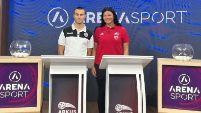 Lazar Anđelković i Gordana Petković (©arkus-liga.rs)