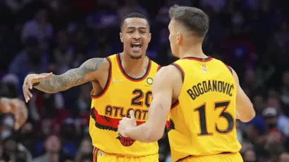 Bogdan Bogdanović i Džon Kolins (©AFP)