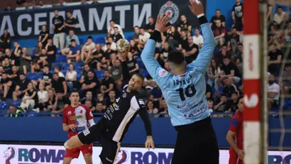 Miodrag Ćorsović šutira na gol Vojvodine (MN Press)