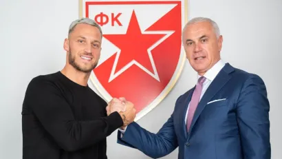 Marko Arnautović i Zvezdan Terzić (©FK Crvena zvezda)