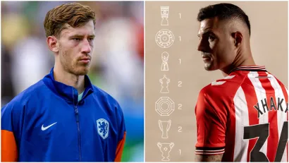 Robin Rufs i Granit Džaka (©Guliver image, Sunderland AFC)