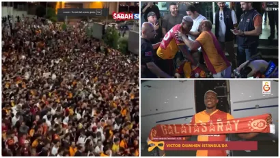 Povratak Viktora Osimena u Istanbul (©Printscreen)