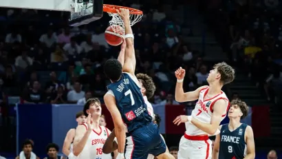 Detalj sa meča (FIBA Basketball)
