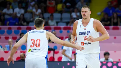Aleksa Avramović i Nikola Jokić (©MN Press)