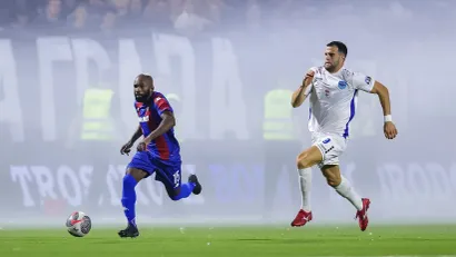 Sava Petrov u akciji protiv Partizana (©Starsport)