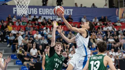 Detalj sa meča (FIBA basketball)