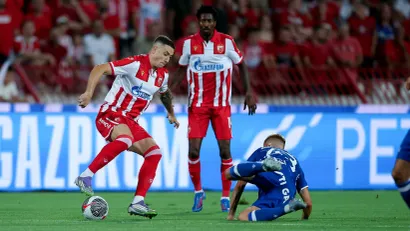 Bruno Duarte (Crvena zvezda) na utakmici sa Lehom