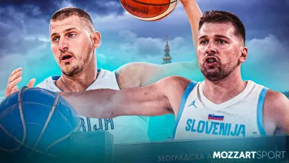 Nikola Jokić i Luka Dončić (©Mozzart Sport)