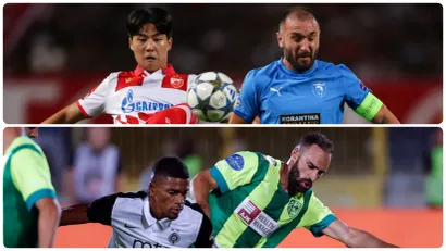 Detalji sa utakmica Crvena zvezda - Pafos i Partizan - AEK Larnaka (©Starsport)