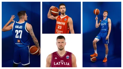 Krejči, Porzingis, Šengun, Rajeste (©FIBA Basketball)
